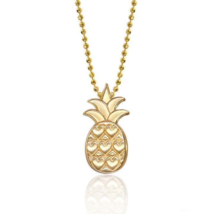 Alex Woo Vegas Pineapple Charm Necklace