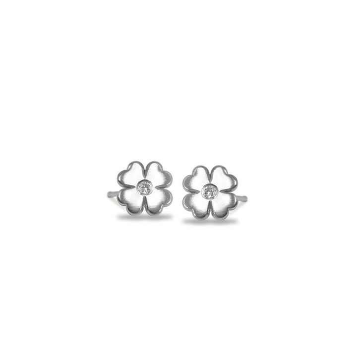 Alex Woo Mini Additions™ Clover Earrings