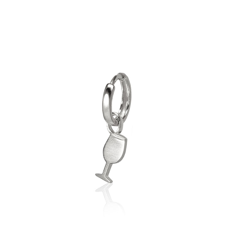 Mini Wine Glass Huggie
