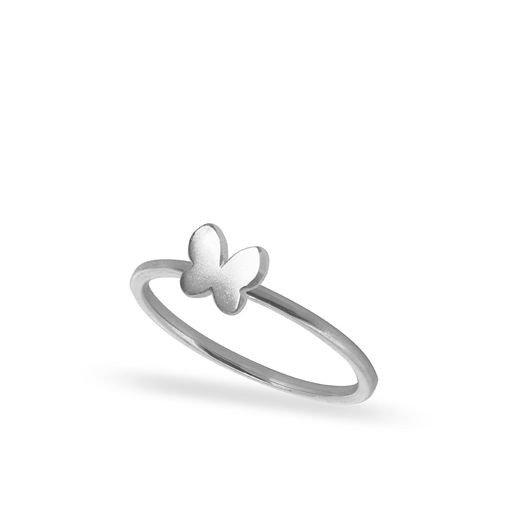 Alex Woo Mini Additions™ Butterfly Stackable Ring