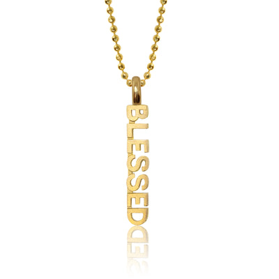 Alex Woo Lexeme Blessed Charm Necklace