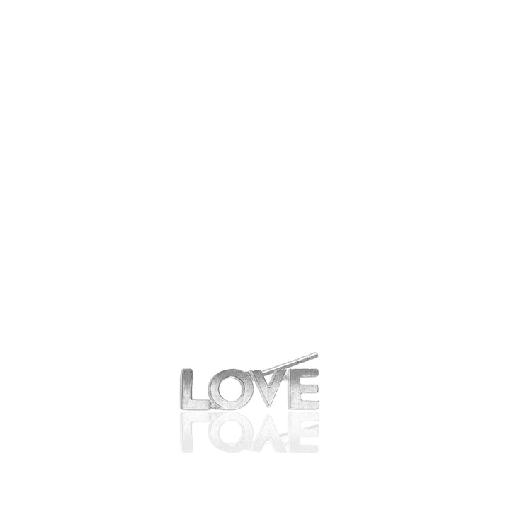 Alex Woo Lexeme Love Single Stud Earring