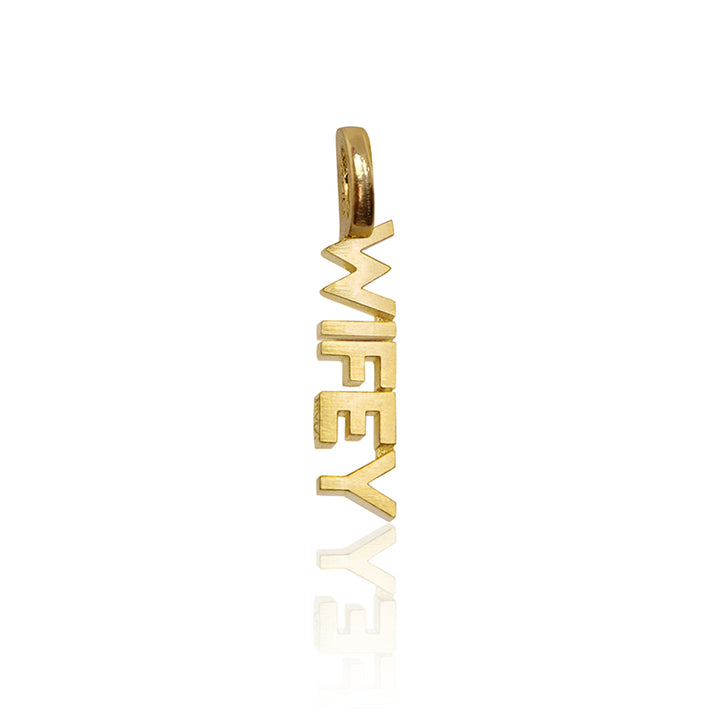 Alex Woo Lexeme Wifey Charm Necklace