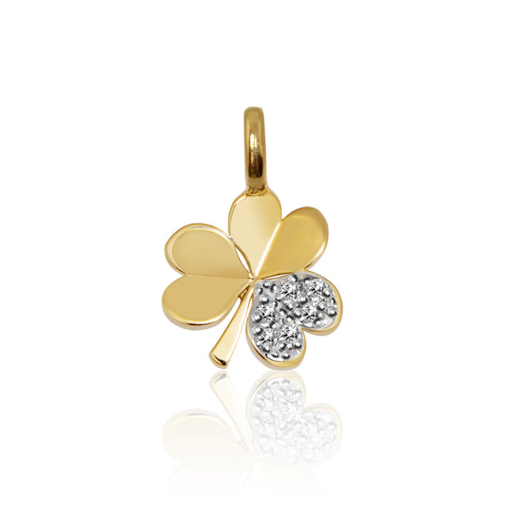 Alex Woo Mini X Shamrock Charm