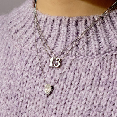 Alex Woo Number 3 Charm Necklace