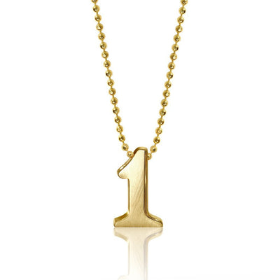 Alex Woo Number 1 Charm Necklace