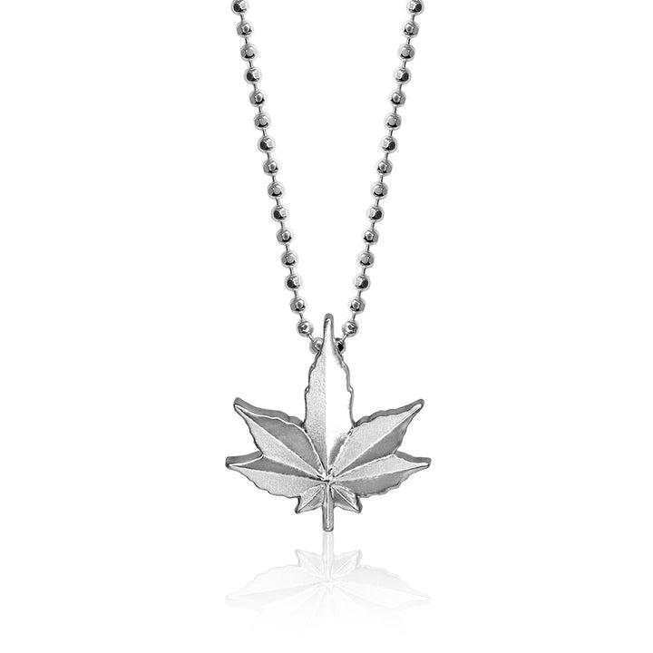 Alex Woo Weed Leaf Charm Necklace