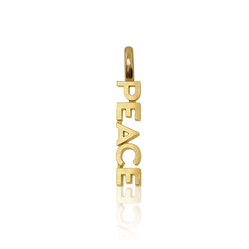 Lexeme Peace Charm Necklace