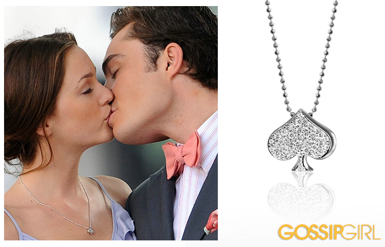 Leighton Meester as Blair Waldorf wearing Alex Woo Little Big Vegas Spade