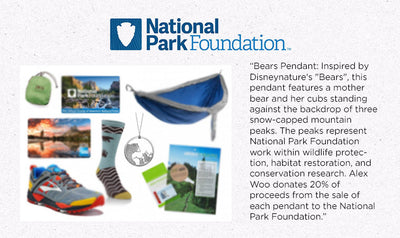National Park Foundation - Bears Pendant