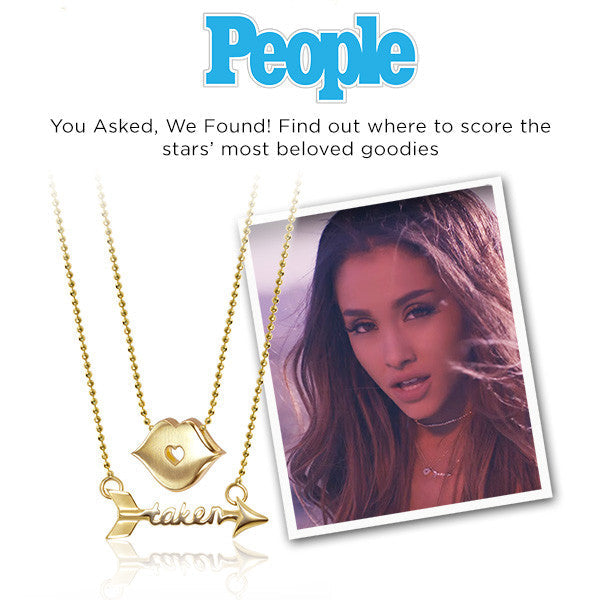 People Style Watch - Ariana Grande - Little Princess Kiss and Limited Edition Taken Arrow