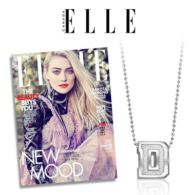 Elle Magazine - Dakota Fanning wears our Collegiate Dartmouth!