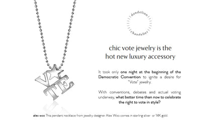 Dandelion Chandelier - Chic Vote Jewelry