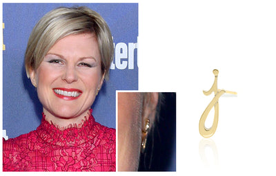 Jennifer Robertson - Autograph Letter Earring Single Stud