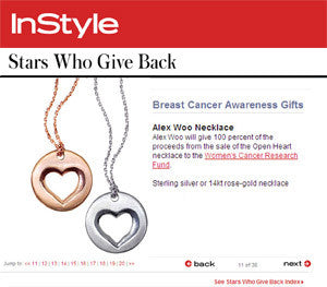 InStyle Stars Who Give Back
