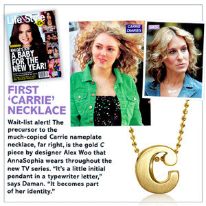 Life & Style - First 'Carrie' Necklace