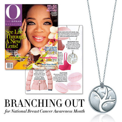 O, The Oprah Magazine - Branching Out for National Breast Cancer Awareness Month