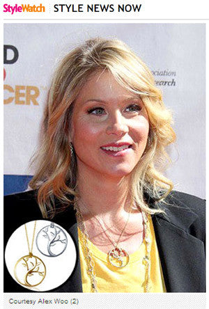 People.com - Christina Applegate Turns Jewelry Co-Designer to Help Fight Breast Cancer