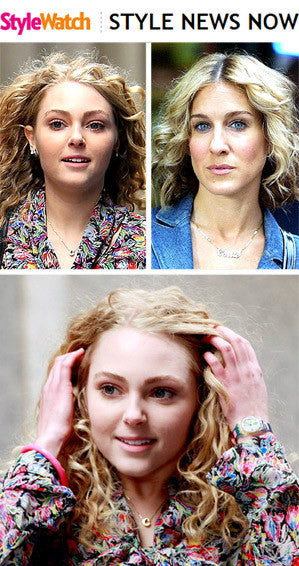 People - Carrie Bradshaw’s Iconic Nameplate Necklace: Now and Then