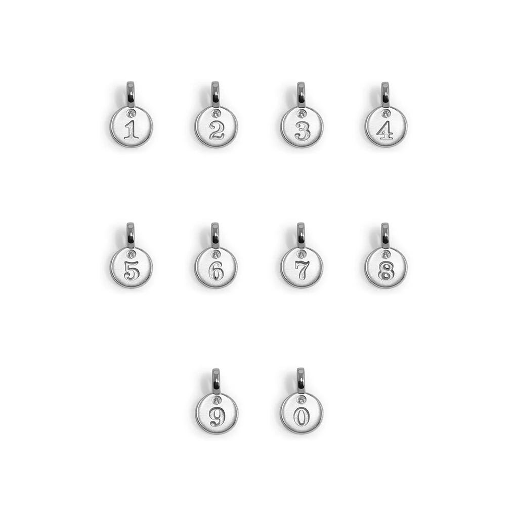 Alex Woo Mini Additions™ Numbers (0-9) Charm Necklace
