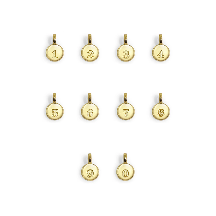 Alex Woo Mini Additions™ Numbers (0-9) Charm Necklace