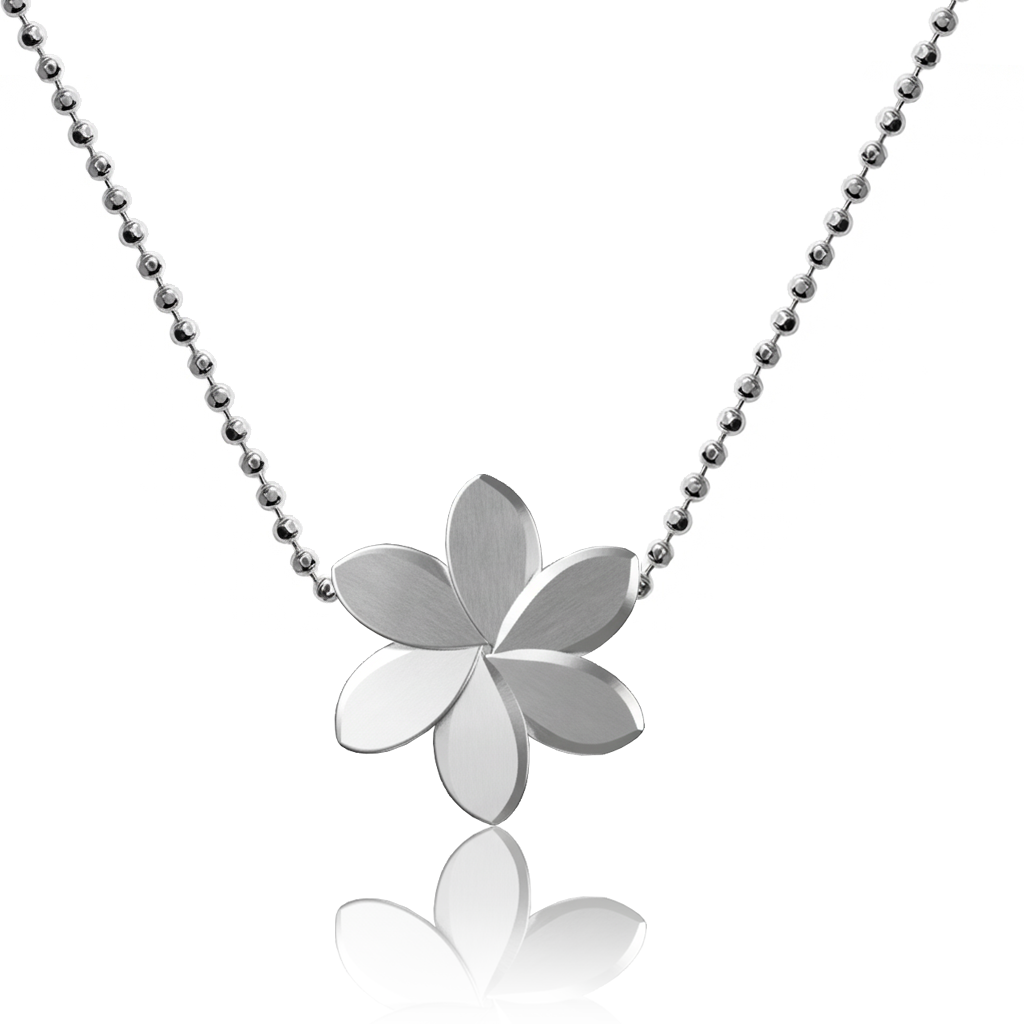 Alex Woo Island Bloom Charm Necklace