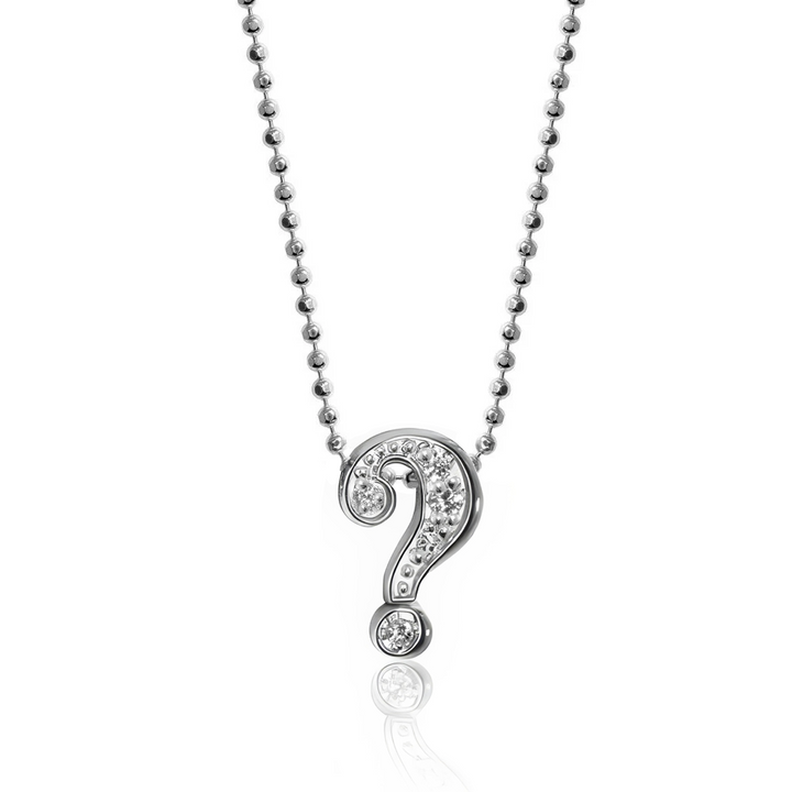 Alex Woo Little Letter Question Mark Charm Necklace