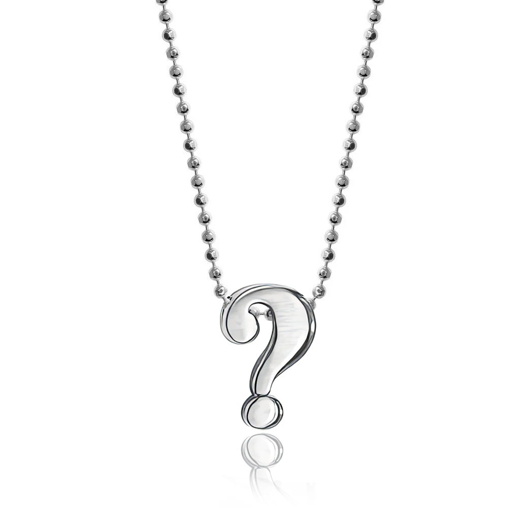 Alex Woo Little Letter Question Mark Charm Necklace