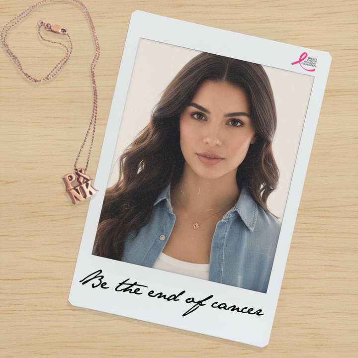 Alex Woo Activist PINK Ribbon Charm Necklace