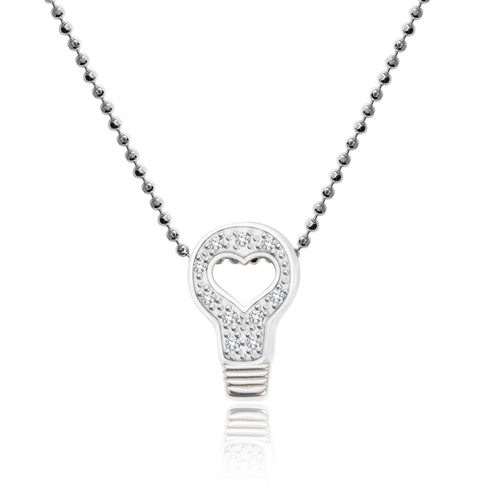 Alex Woo BrightHeart Charm Necklace
