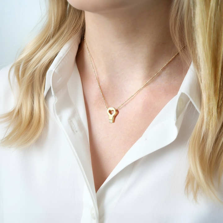 Alex Woo BrightHeart Charm Necklace