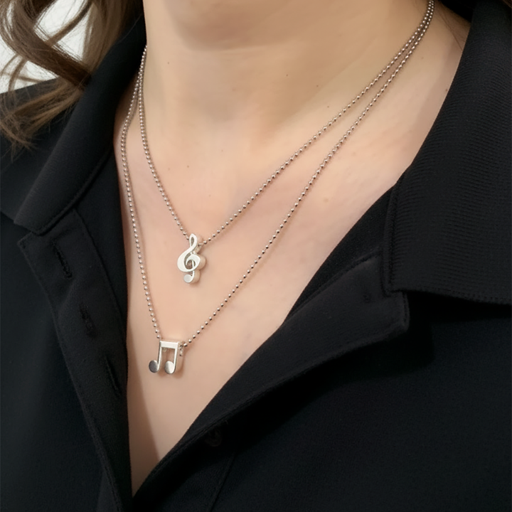 Alex Woo Treble Clef Music Charm Necklace
