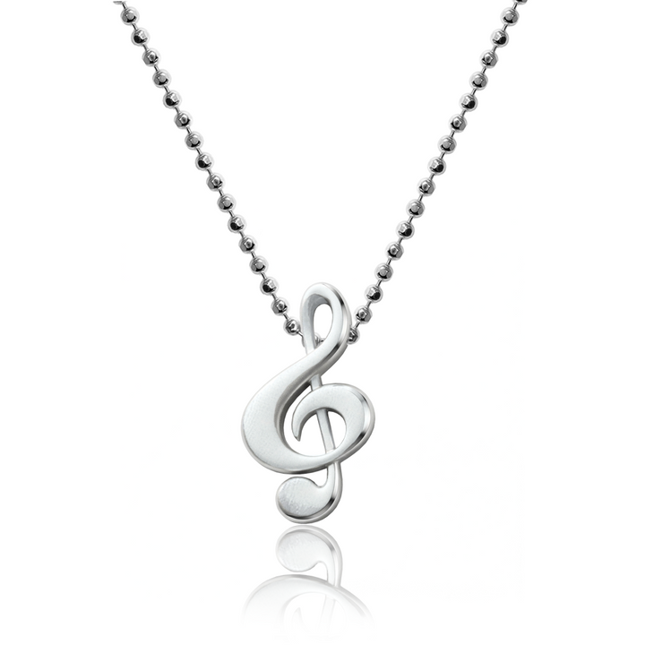 Alex Woo Treble Clef Music Charm Necklace