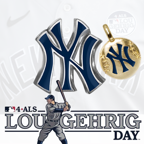 Alex Woo MLB New York Yankees Charm Necklace – Alex Woo Jewelry Alex Woo MLB New York Yankees Charm Necklace – Alex Woo Jewelry