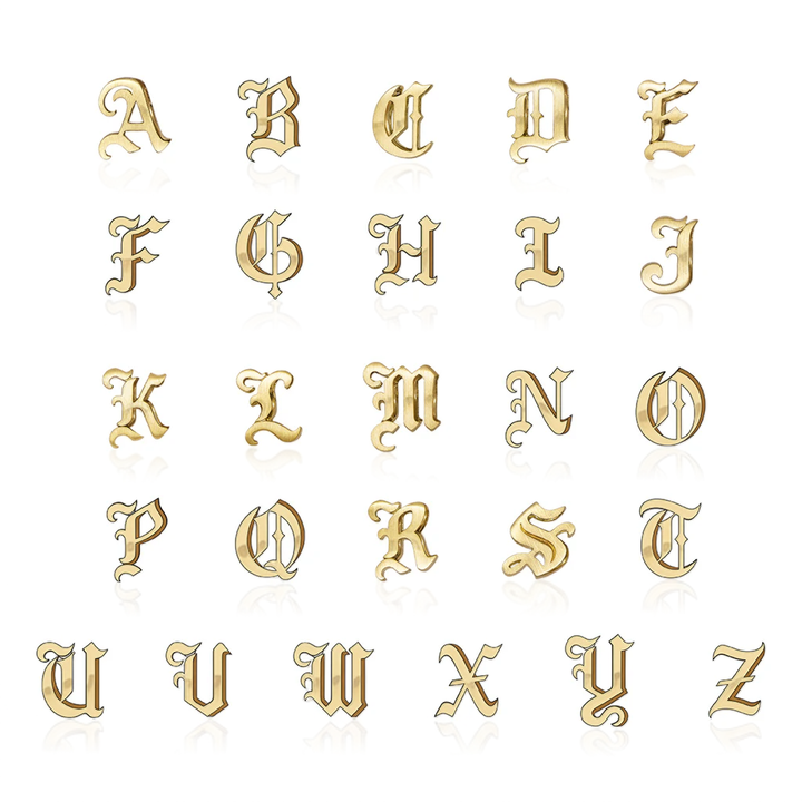 Alex Woo Origin Letters (A-Z) Charm Necklace