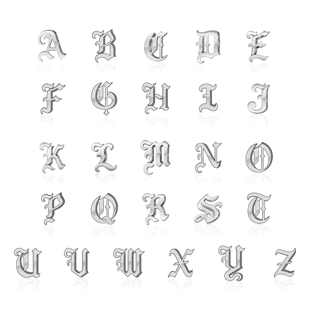 Alex Woo Origin Letters (A-Z) Charm Necklace