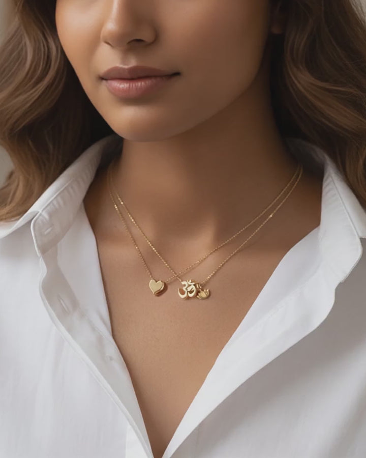 Alex Woo Faith Om Charm Necklace Charm Necklace
