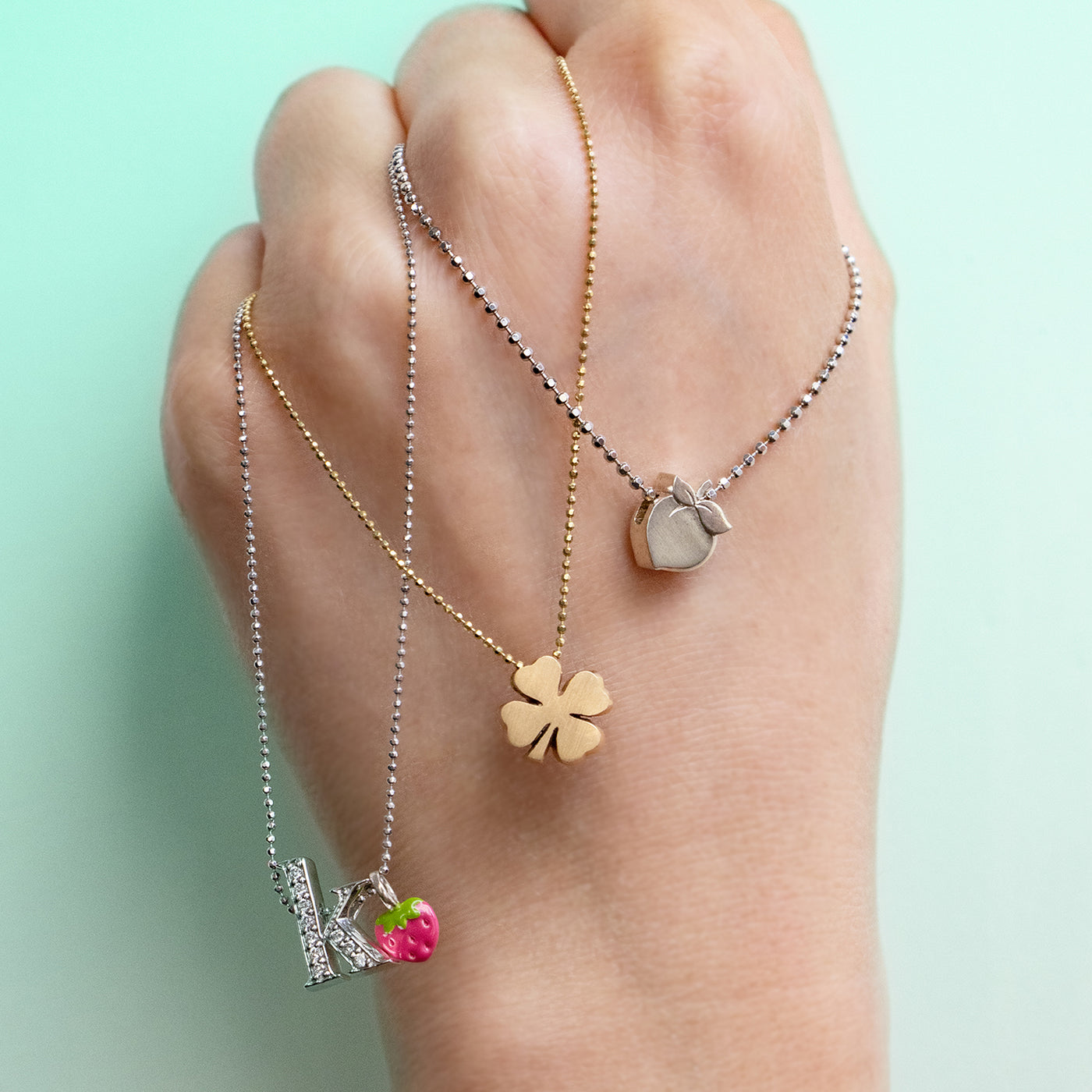 Alex Woo Luck Clover Charm Necklace