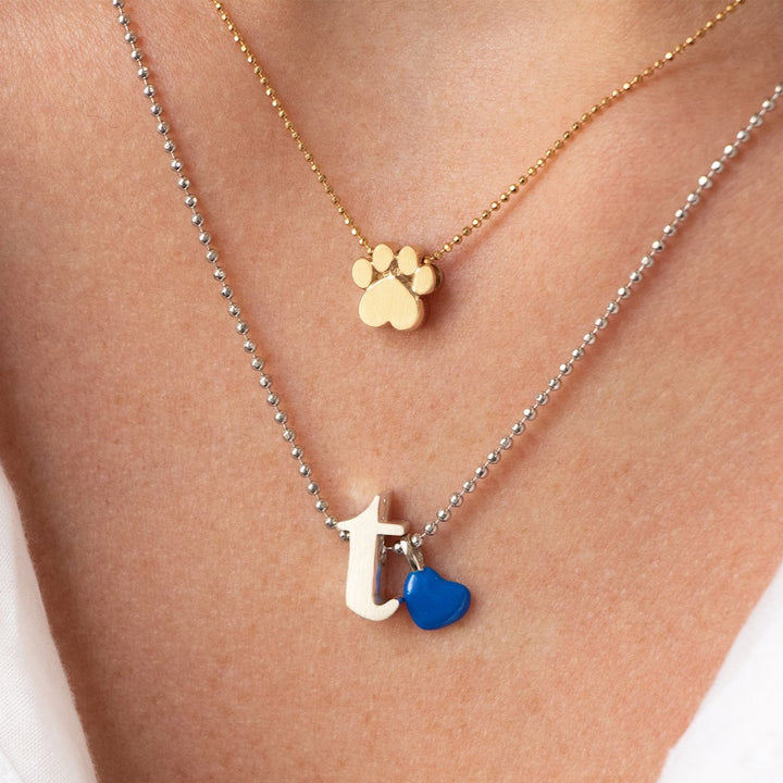 Alex Woo Pet Paw Charm Necklace