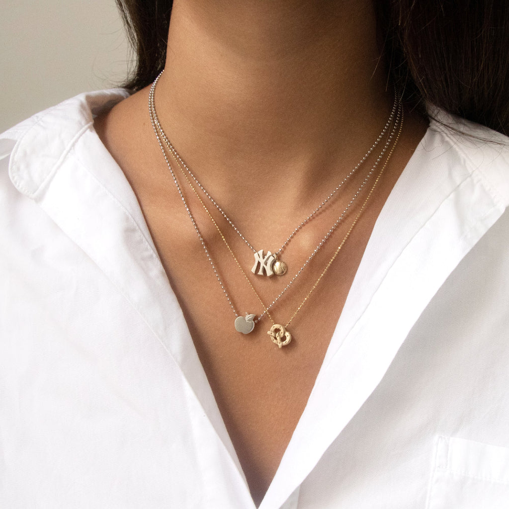 Alex Woo Apple Charm Necklace