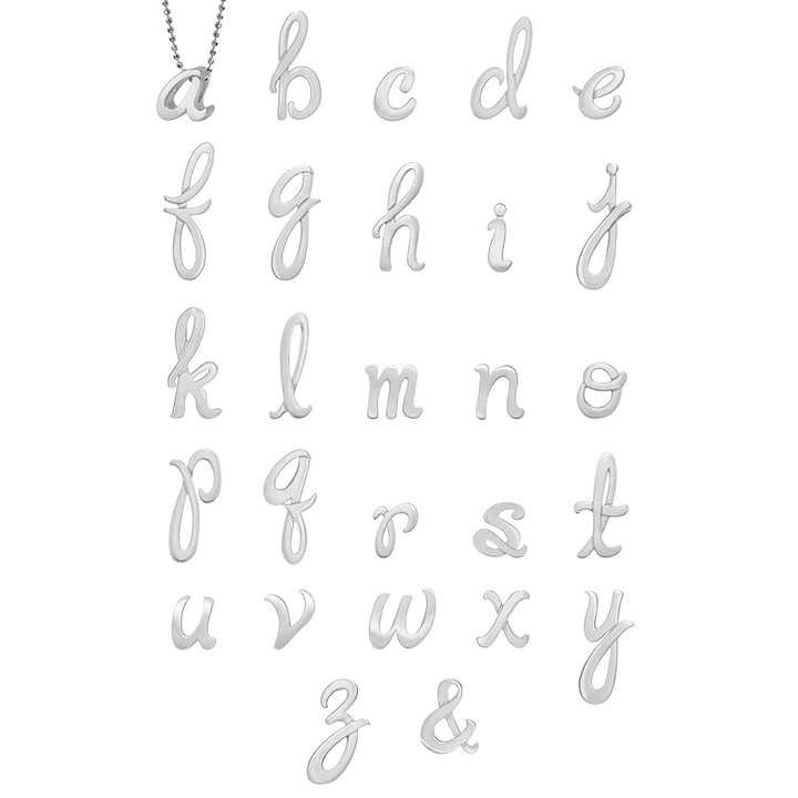 Alex Woo Custom Triple Autograph Letters Charm Little Icons™