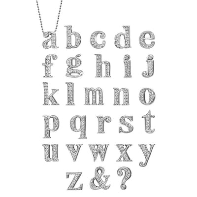 Alex Woo Custom Quintuple Letters Charm Necklace