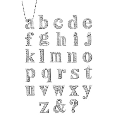 Alex Woo Little Letters (A-Z) Initial Charm Necklace