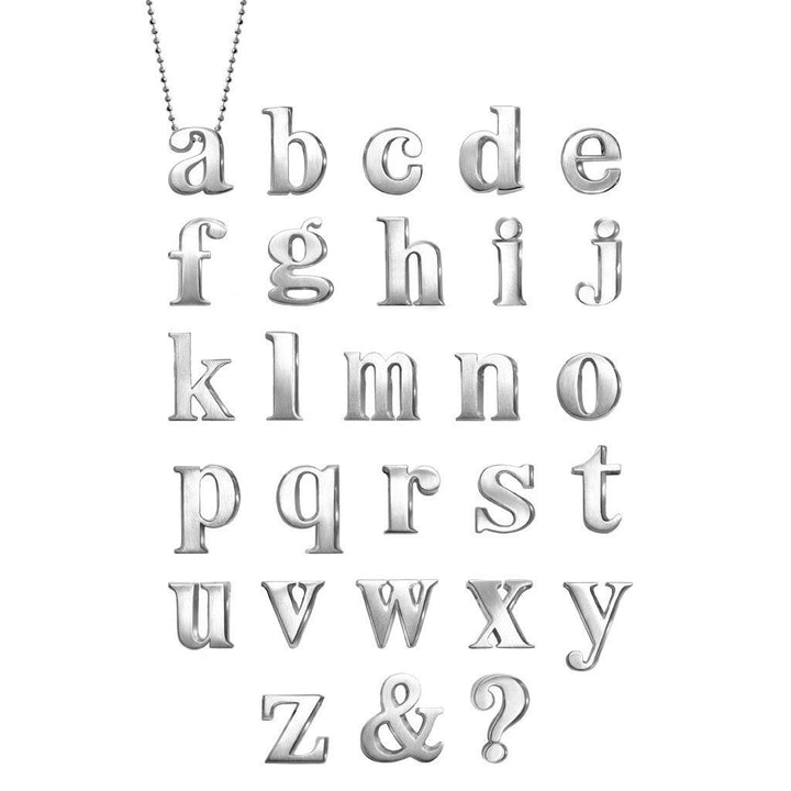 Alex Woo Custom Quintuple Letters Charm Necklace