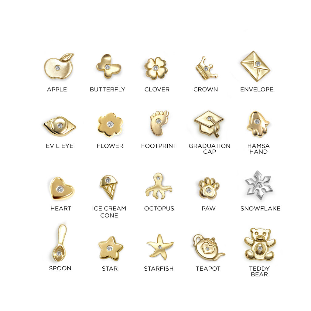 Alex Woo Custom Diamond Mini Additions™ Mix and Match Earrings