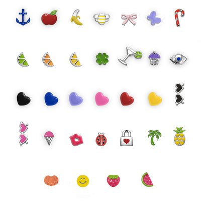 Custom Enamel Mini Additions™ Mix and Match Earrings