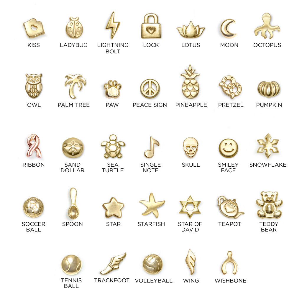 Custom Gold Mini Addition Shape Rings