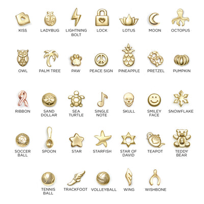 Custom Gold Mini Addition Shape Rings