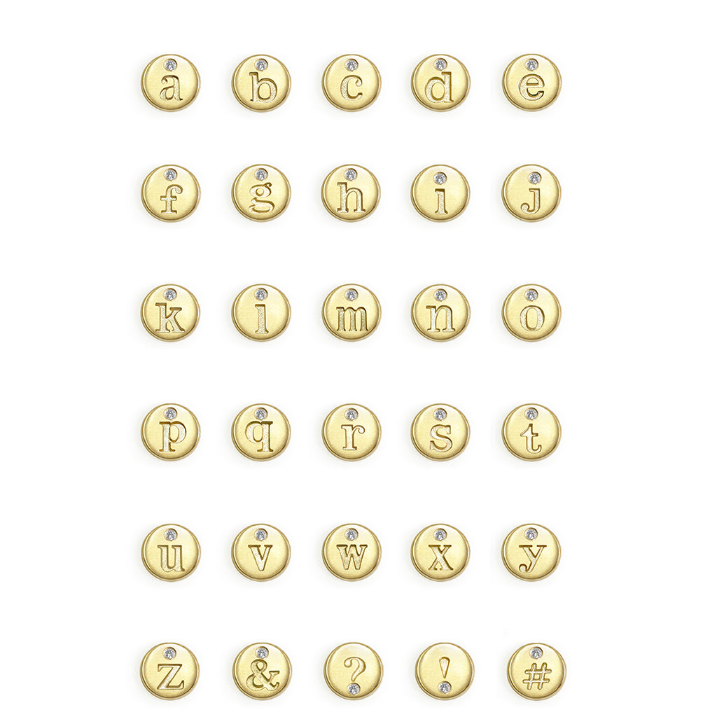 Mini Letter Earrings Selection