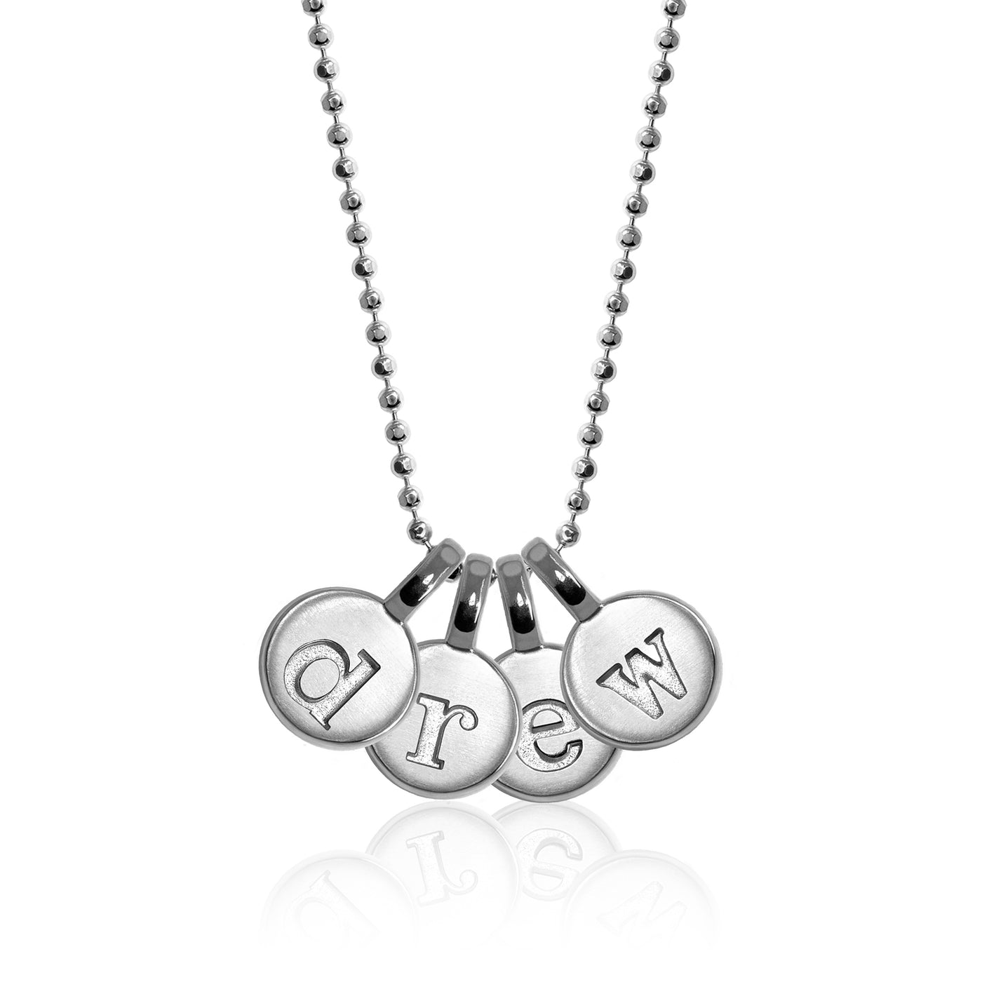 Alex Woo Letters (A-Z) Mini Additions™ Charm Necklace